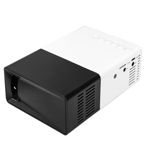 LED-projektori Mini Käsikäyttöinen Kannettava YG300 Monitoimiliittymällä Elokuva Työkalu 110-240VUS