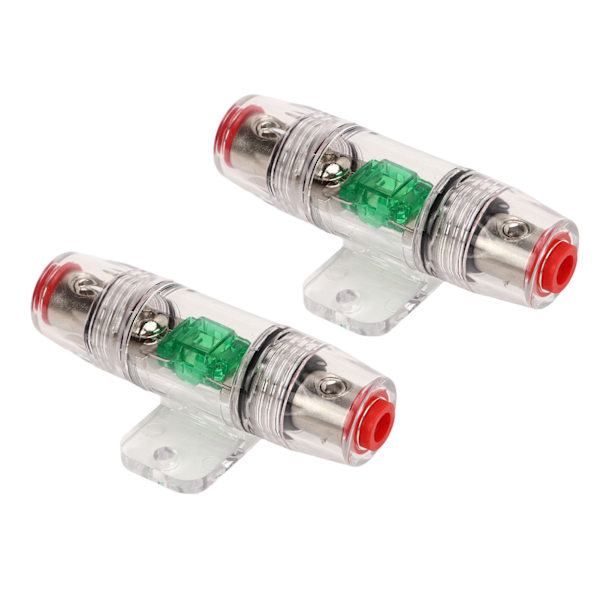 2 stk DC12‑36V Inline ANL Sikringsholder IP67 Vandtæt Bil Audio Forstærker Batteri Sikring Strøm Blok