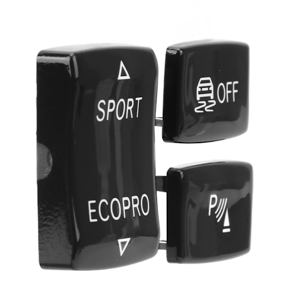3 stk Gear Knapsæt 6131 9252 912‑1 ESP Antislip Switch Sport Knappen Radar Sensor Nøgleudskiftning til F20 F21 F22 F23 Sort