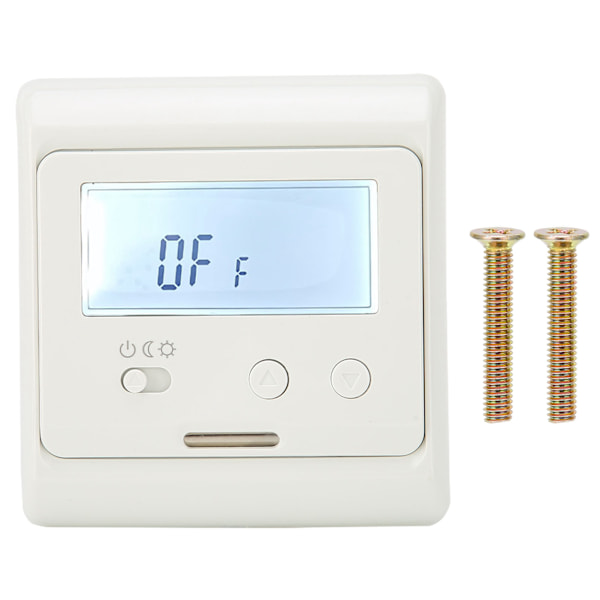 Digital Termostat Golvvärmetemperaturregulatorpanel för Hembruk AC180V‑230V