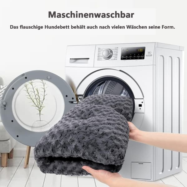 Amazon Pop-up Rose Velvet Varmt Kæledyrshus til Alle Årstider XL Mørkegrå