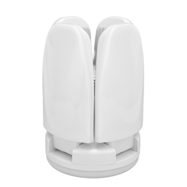 LED Garagelampor Vikbara 8000LM E26/27 Deformerbara Garagetaklampor 85‑265V 4+1 Fyra Blad 80W 6500K