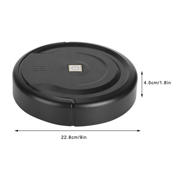 Mini Automatisk Oppladbart Feie-Robot USB-Lading Roboterrenser Husholdningsutstyr