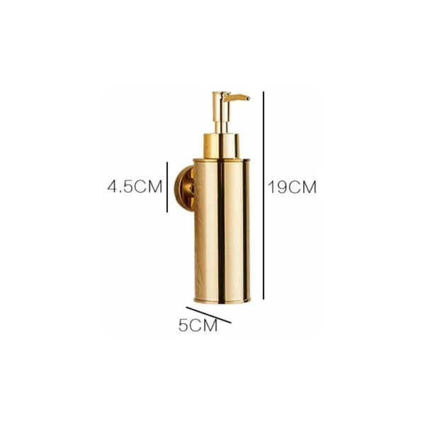 Elegant Guld Køkken Sæbedispenser, Rustfri Stål Badeværelse Sæbedispenser Til Flere Lokationer, Mat Sort Finish Tilføjer Moderne Stil