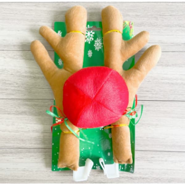 Reinsdyrgevir og nese - Julepynt til bil - Auto Holiday Accessories Decoration Kit