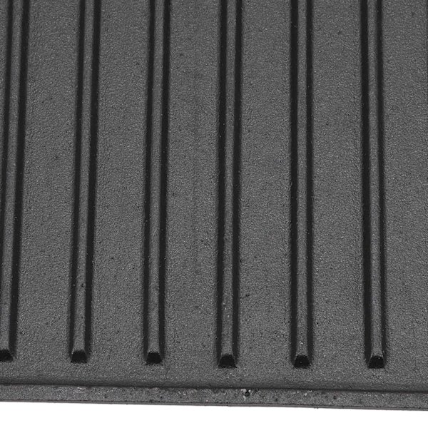Grillrist Grillplate Hjemmekjøkken Støpejern Teppanyaki Plate Tykk Rektangulær Dobbeltsidig Grill 51x23CM