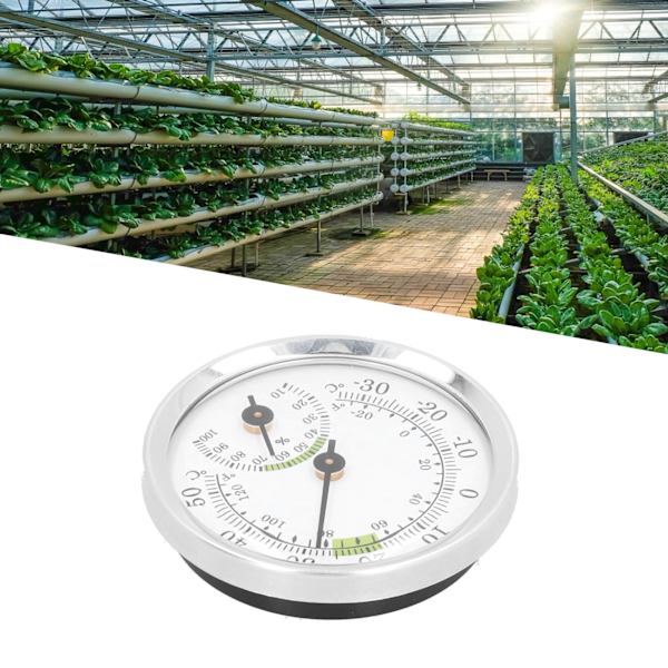 Dial Termometer Hygrometer Mini Hygrometer til Humidor Drivhus Have Hjem Sikker