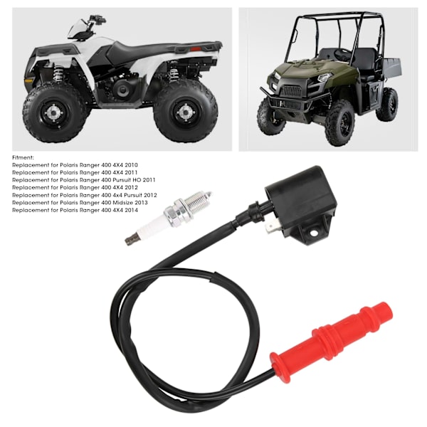 Sytytyskela ja sytytystulppa 3089239 Polaris Ranger 400 Pursuit HO 2011:lle