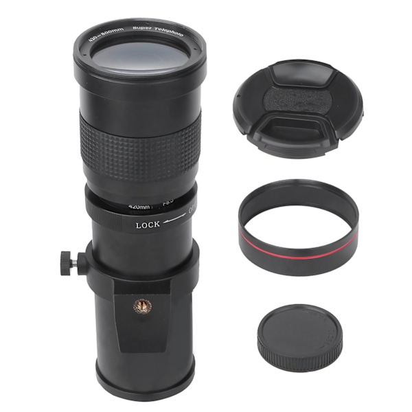 420‑800mm F/8.3‑16 Super Manual Telephoto Zoom Lens For SLR Camera Far Distance Photography