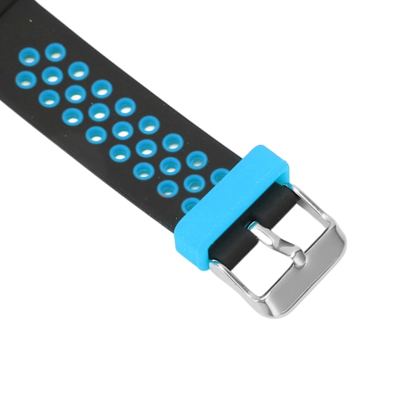 2-i-1 Armband för Redmi Watch 3, Snabbkoppling, Mjuk Silikon, Svettbeständig, Smartwatch Armband, Svart Blå