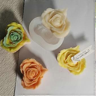 Sjokoladeformer Roseformet Bakeform Fondantformer Kakeformer Silikonmateriale Perfekt gave til DIY bakeentusiaster