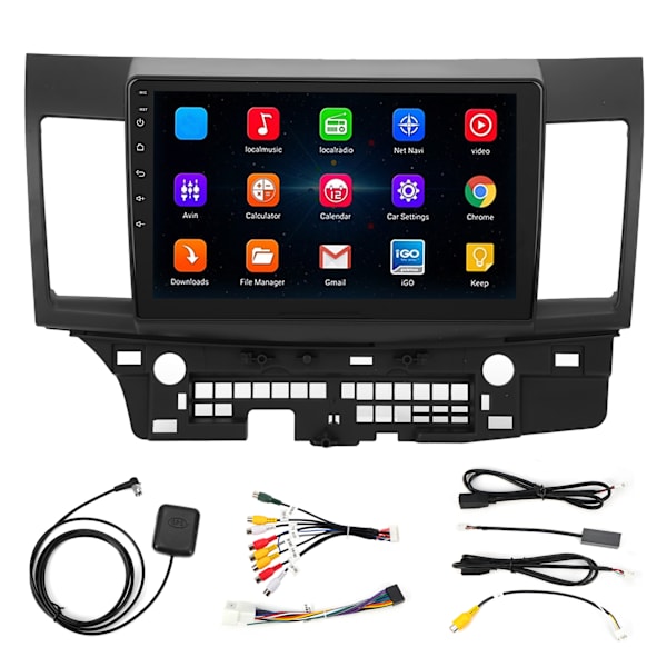 10.1 tuuman auton radiostereo GPS 1+16GB MP5-soitin navigointijärjestelmä sopii Mitsubishi Lancer EX 20102015