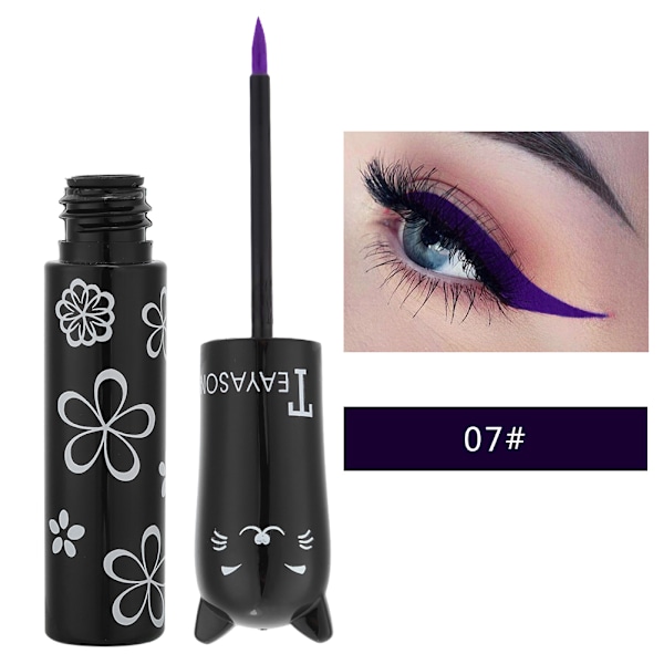 4 Farver Vandfast Langvarig Flydende Eyeliner Blyant Hurtig Tørring Øjenmakeup Værktøjer