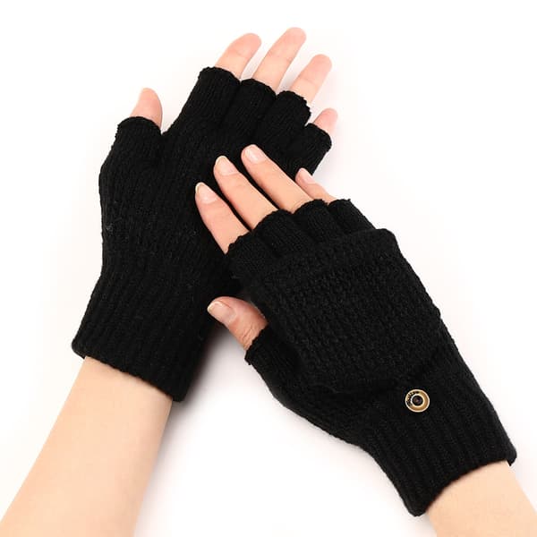Komfortable og varme vinterhansker black