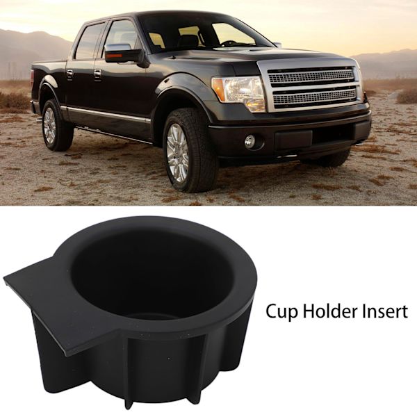 Forreste midterkonsol kopholderindsatser 96975EA000 Sort Anti-Slip Stilfuld Høj Hårdhed Udskiftning til Ford Expedition