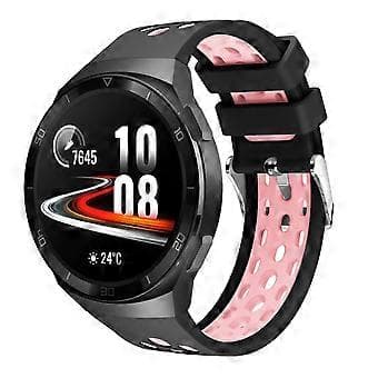 Dual Color Blød Silikone Urrem til Huawei Watch GT 2e