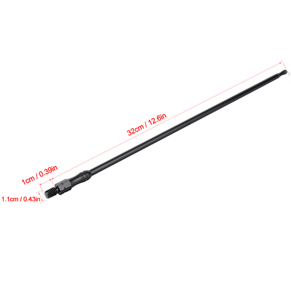 Auton radioantenni, metallisignaaliantenni, sopii Jeep Wrangler JL 1997-2006