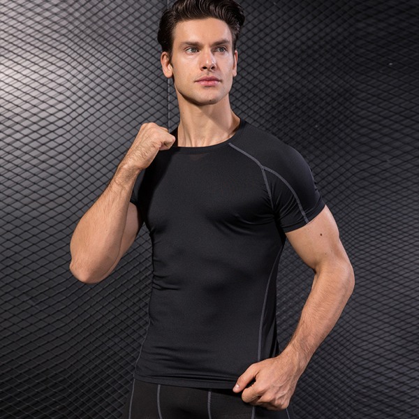 Men's Cool Dry Short Sleeve Compression Shirts, 2 Pack  Sports