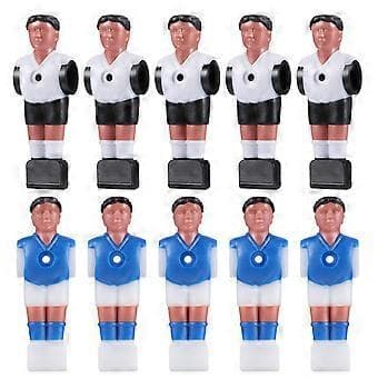 10 stk. Bordfodboldspil Legetøj Bordfodboldspiller Figur Pynt Legeting