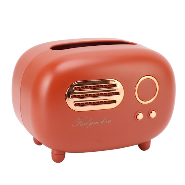 Praktisk Dekorativ Servettbox, Retro Radio Design för Exklusiva Hotell, Barer, Kaféer, Bekväm Placering Säkerställer Enkel Åtkomst, Lätt att Använda