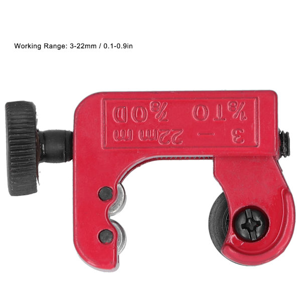 2 stk. Mini Rørtang Portable Kobber Aluminium Rørskærer Værktøj Tilbehør 3‑22mm
