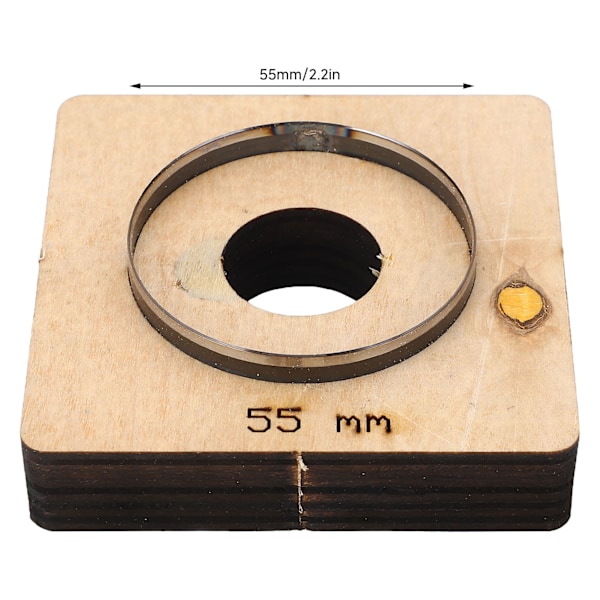 Läderstans 55mm Diameter Hålrund Form Legering Stål DIY Bearbetning Stansform