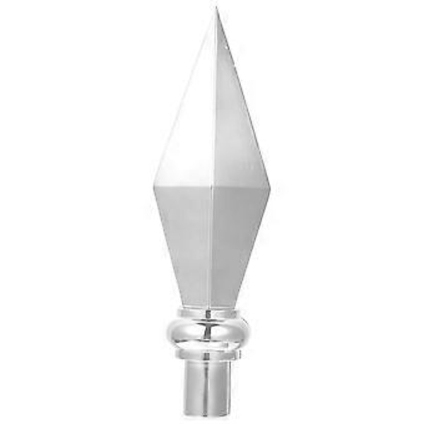 Flaggtopp i aluminiumslegering Flaggstanghode Flagg Hode Erstatning Topp Flagg Hode