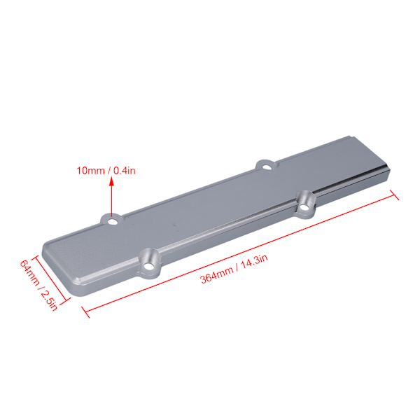 Motor Tændrørsledning Harnesses Dæksel Aluminium Legering Passer til Honda Civic B16 B18 FS-SK02 (Sølv)