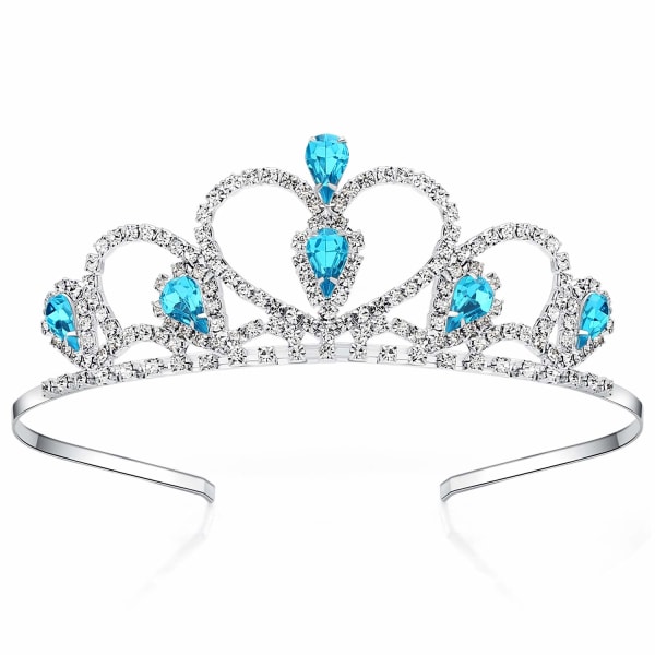 Lovelyshop Rosa Edelstener Tiara, for Little Kid Big Kid Gi