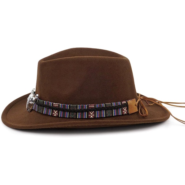 Unisex Crushable Cowboy Hat Western Cowgirl Outback Hat Cattlema