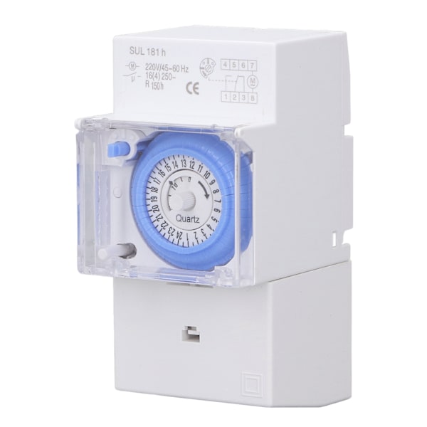 24-timers mekanisk timer vanntett programmerbar 24 timers tidbryter for utendørs AC230V