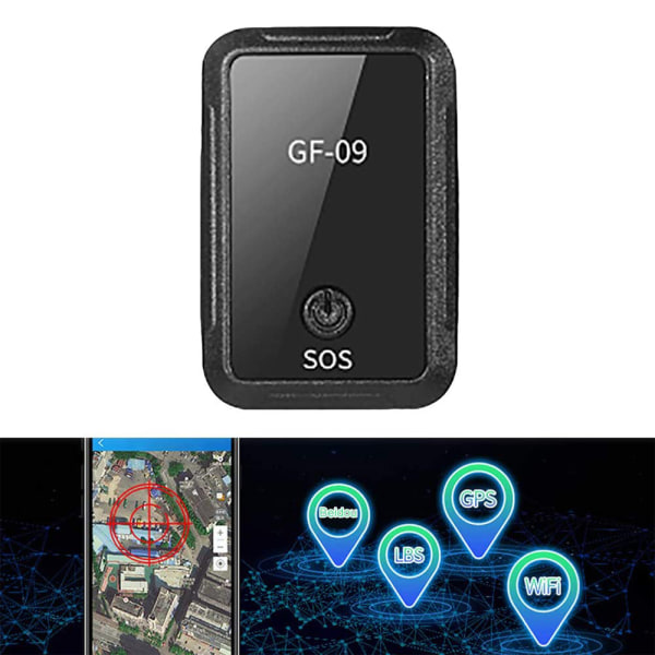 Stærk magnetisk adsorption mikro lokation tracker GF09 ældre børn sikkerhed mikro lokation tracker anti-tabt alarm positioner