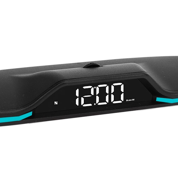 Auton LED-GPS-nopeusmittari nopeuden (MPH) ja ajomatkan näyttämiseen, ylinopeusvaroittimella, digitaalinen nopeusmittari HUD