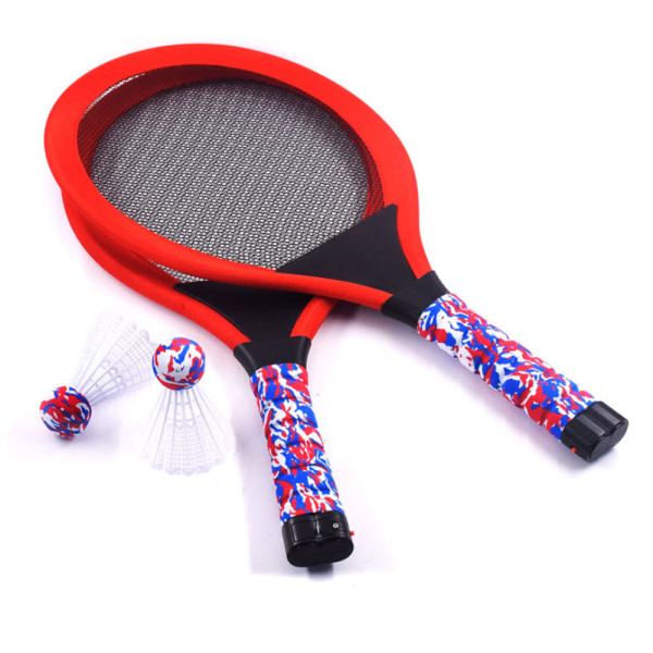 1 sett lysende badmintonracket for barn tennisracket strand