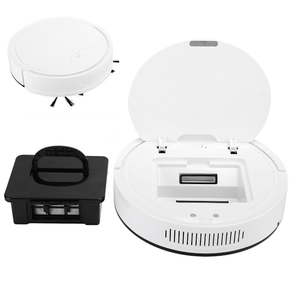 1600Pa 3000mAh 3-i-1 USB-laddning Smart Dammsugare Sopmaskin för Hemmet Vit