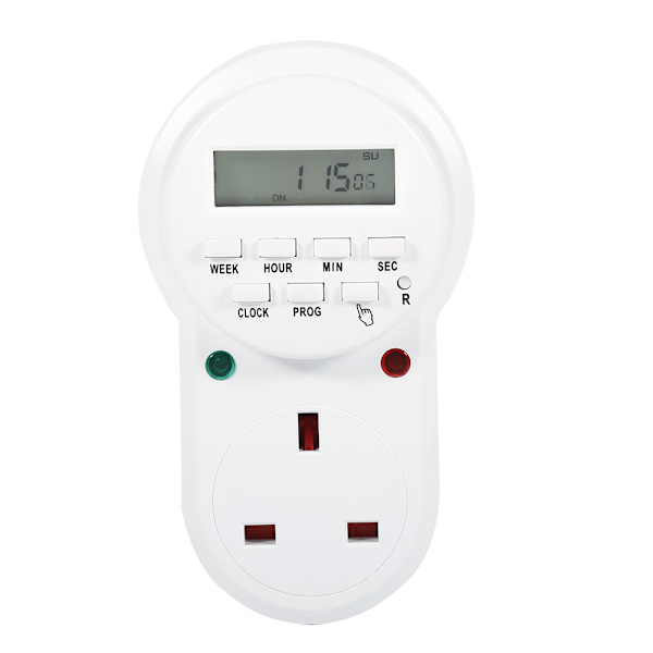Digital Elektronisk Programmerbar Minut Time Uge Timer Switch Stikkontakt Controller GB