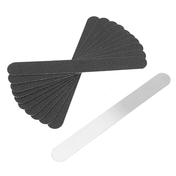 Utbytbara Nagelsandpapper Bar i Rostfritt Stål Slipband Nagelverktyg Polering Naglar Konstverktyg 4#