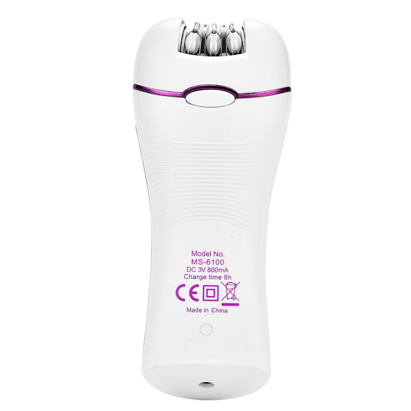 3-i-1 Hår Fjerningsmaskin for Kvinner Ladbar Elektrisk Epilator Pedikyr Maskin Rosa