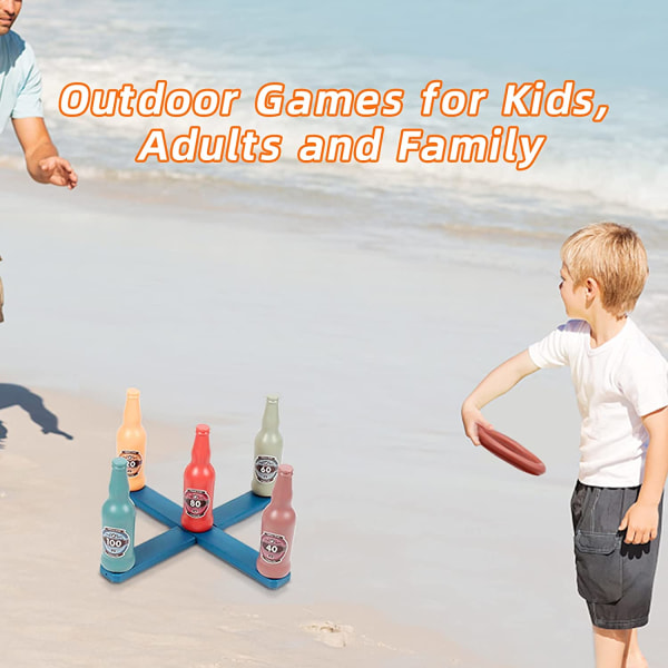 Ring Toss Game för barn Utomhusspel för vuxna och familj Gårdsspel för camping Bakgårdsspel som är lätta att installera och bära hållbara utomhus