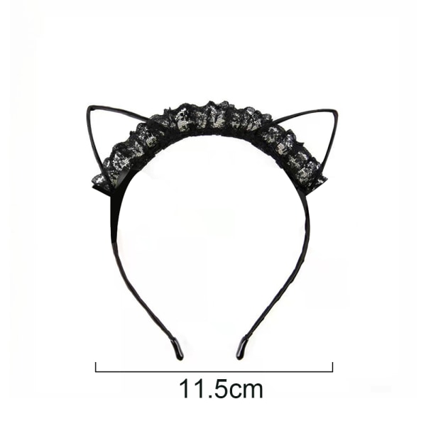 Sweet Lace Cat Ears Naamiaiset Party Fashion -pääpanta naisille