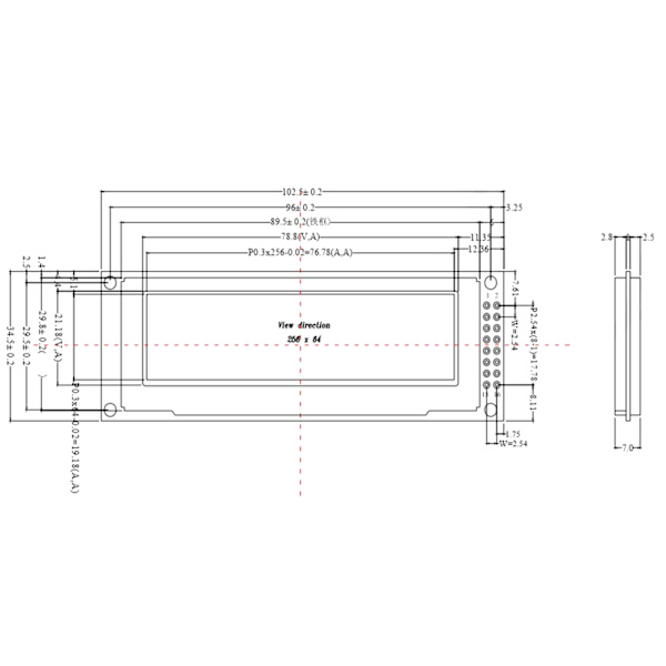 Displaymodul 3.12 tum Bred Betraktningsvinkel Hög Kontrastförhållande Låg Strömförbrukning LCD-skärmmodulbräda Vit Font