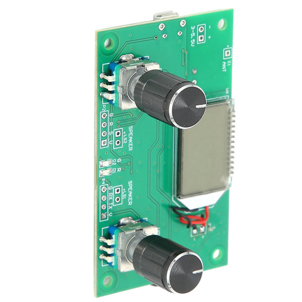 FM-mottakermodul 87‑108MHz Stereo Output Radio DIY Trådløs mottaker LCD-skjerm DSP PLL