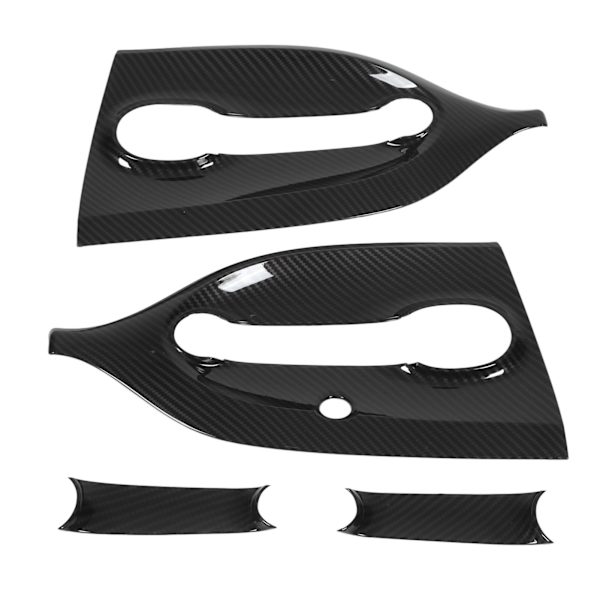 Ydre Dørgreb Skål Dæksel Kit Kulfiber Farve Udskiftning til Smart Fortwo C453 A453 2016‑2021