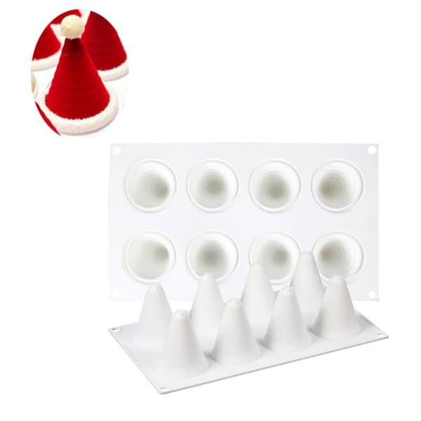 Juletræs Mousseform, Heksehat Buddingform, Halloween Chokolade- og Fudgeform Silikone