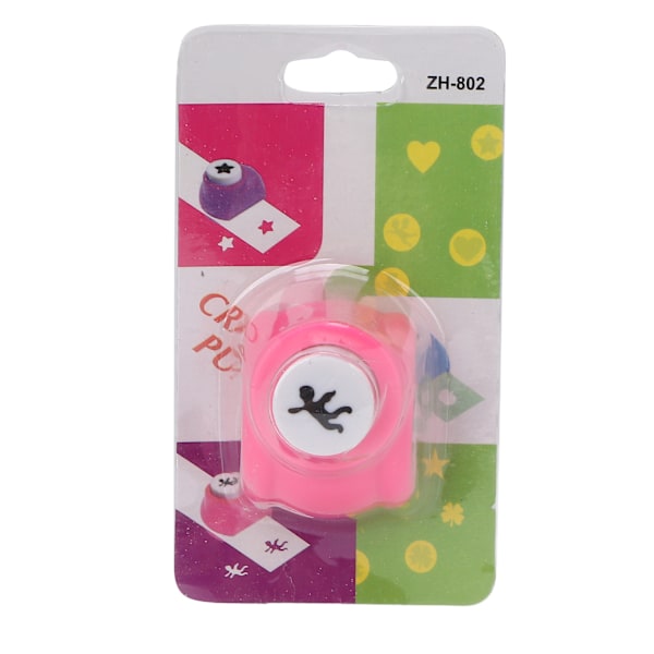Giftfria ABS-plast Hantverks Hålslag Formar, Fjäderbelastad Mini Pappershålslag för Exakt Skärning, Ergonomiskt Handtag, Perfekt för Scrapbooking