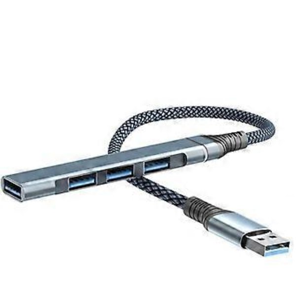 Mini USB Hub USB 3.0 Hub Multi USB Splitter Adapter 4 Porter Hastighet Mini Multiple 3