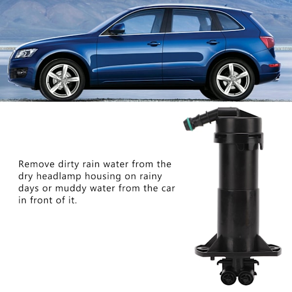 Forlygtevasker Vandspray 4L0955102 Højre Side Udskiftning til Q7 BASE SPORT UTILITY 4‑Dørs 2007‑2011