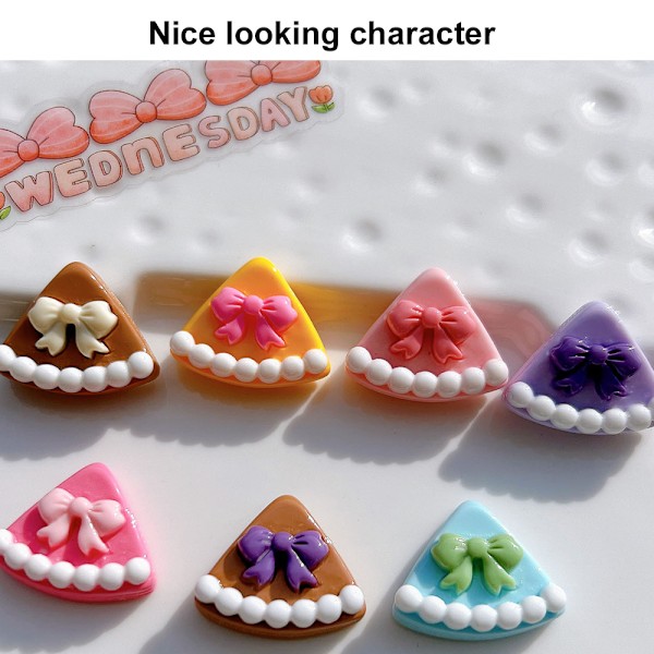Imitationsmat Dessert, 3D Söta Matdesigner för Akrylnaglar Dekor, Nagelkonst Berlocker Tillbehör, och Mer, Förhöjer Din Pysselupplevelse (35