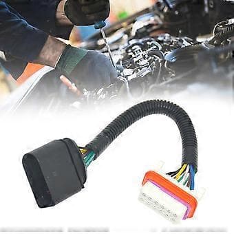 12-benet ledningsnetadapter til forlygte, stikkabelmontering til 7L6971071A, foran, venstre, højre, halogen, nem installation