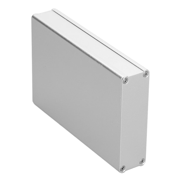 Projektbox i aluminiumlegering, integrerad matt silver, DIY-instrumentlådor för PCB-kablage 22x74x110mm